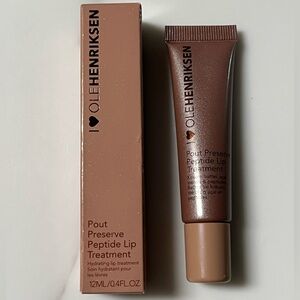 BNIB Ole Henriksen Pout Preserve Peptide Lip Treatment Creme brûlée